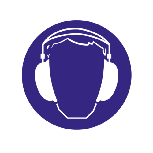 Gehoorbescherming dragen verplicht